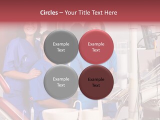 A Group Of Women In Scrubs Standing Next To Each Other PowerPoint Template