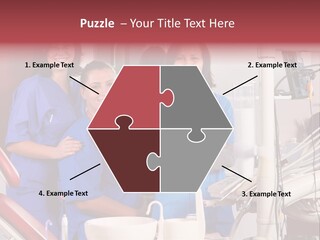 A Group Of Women In Scrubs Standing Next To Each Other PowerPoint Template