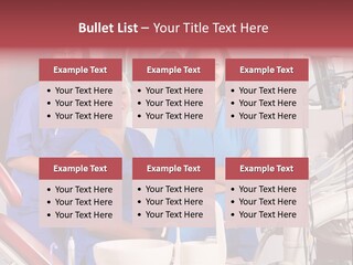 A Group Of Women In Scrubs Standing Next To Each Other PowerPoint Template
