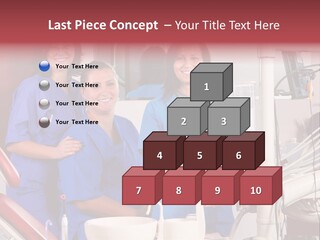 A Group Of Women In Scrubs Standing Next To Each Other PowerPoint Template