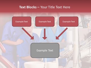 A Group Of Women In Scrubs Standing Next To Each Other PowerPoint Template