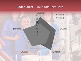 A Group Of Women In Scrubs Standing Next To Each Other PowerPoint Template