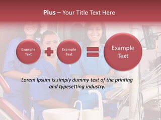 A Group Of Women In Scrubs Standing Next To Each Other PowerPoint Template