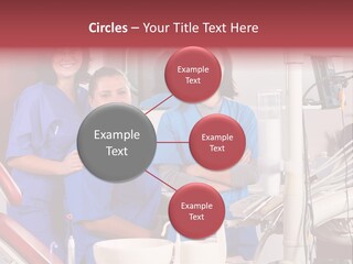 A Group Of Women In Scrubs Standing Next To Each Other PowerPoint Template