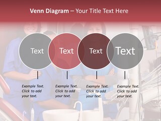 A Group Of Women In Scrubs Standing Next To Each Other PowerPoint Template