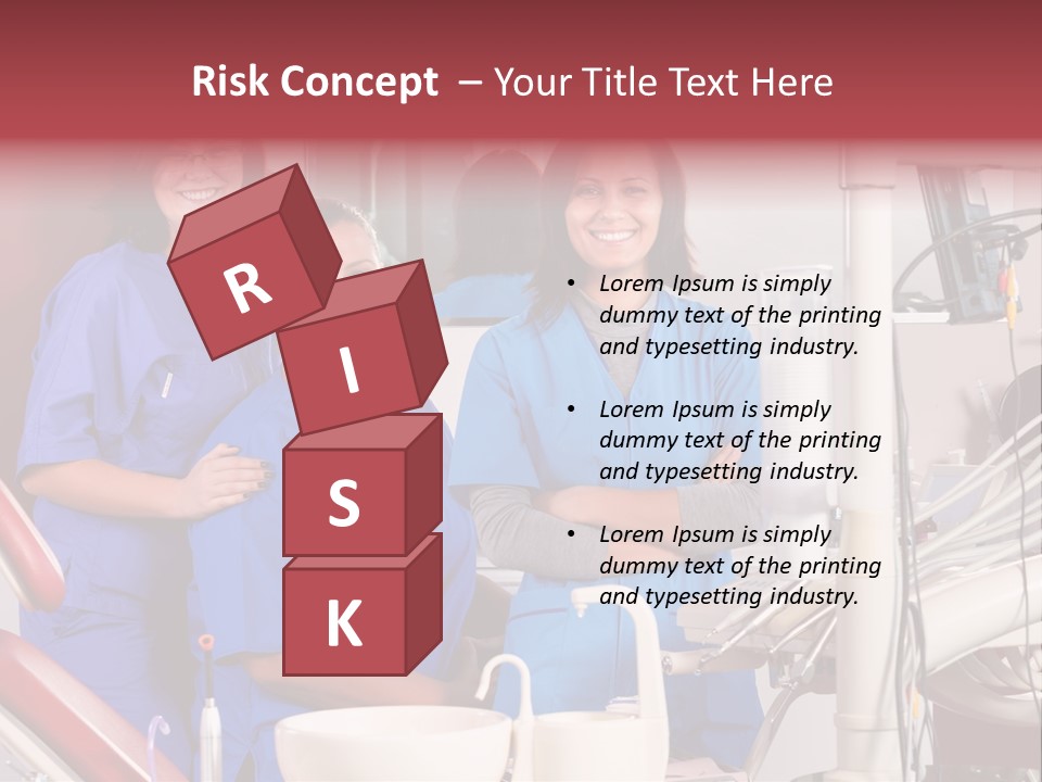 A Group Of Women In Scrubs Standing Next To Each Other PowerPoint Template