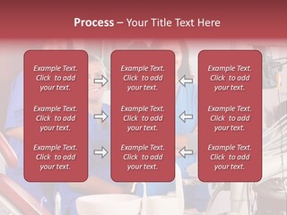 A Group Of Women In Scrubs Standing Next To Each Other PowerPoint Template