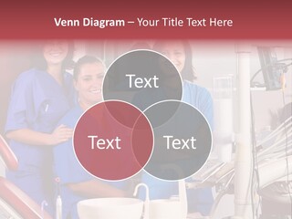 A Group Of Women In Scrubs Standing Next To Each Other PowerPoint Template