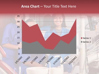 A Group Of Women In Scrubs Standing Next To Each Other PowerPoint Template