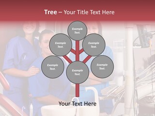 A Group Of Women In Scrubs Standing Next To Each Other PowerPoint Template