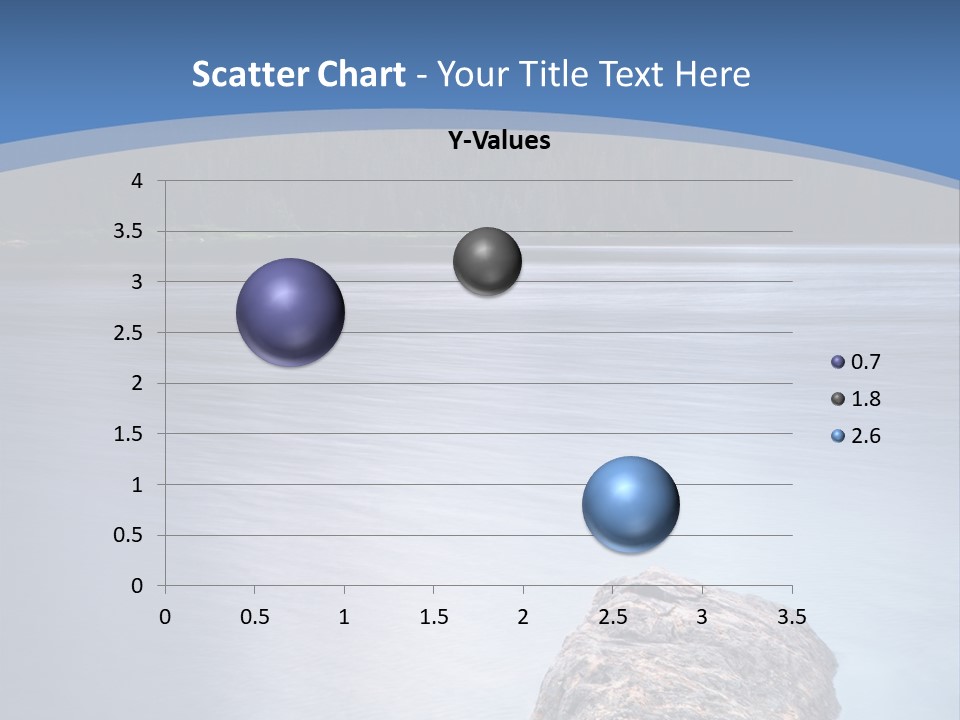 A Lake With Rocks In The Water And Mountains In The Background PowerPoint Template