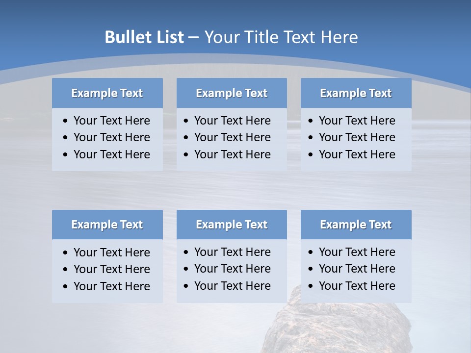 A Lake With Rocks In The Water And Mountains In The Background PowerPoint Template