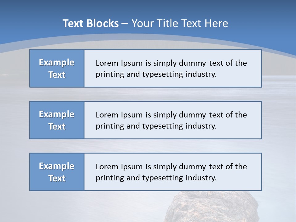 A Lake With Rocks In The Water And Mountains In The Background PowerPoint Template