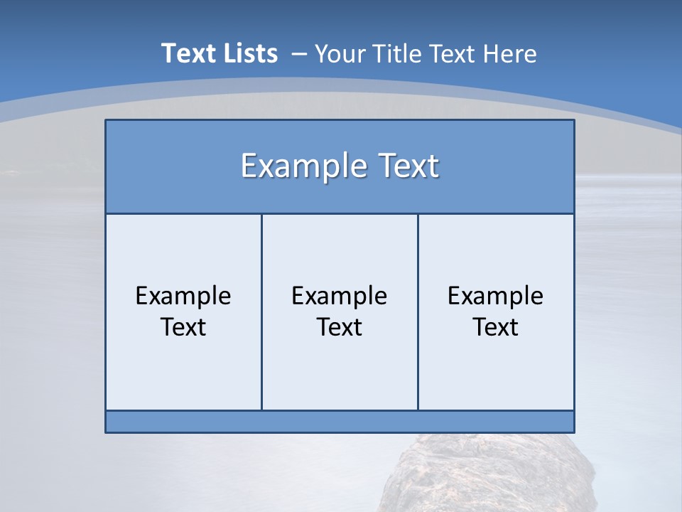 A Lake With Rocks In The Water And Mountains In The Background PowerPoint Template