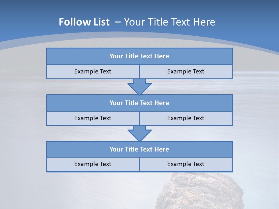 A Lake With Rocks In The Water And Mountains In The Background PowerPoint Template