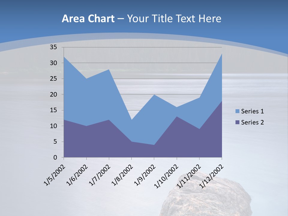 A Lake With Rocks In The Water And Mountains In The Background PowerPoint Template