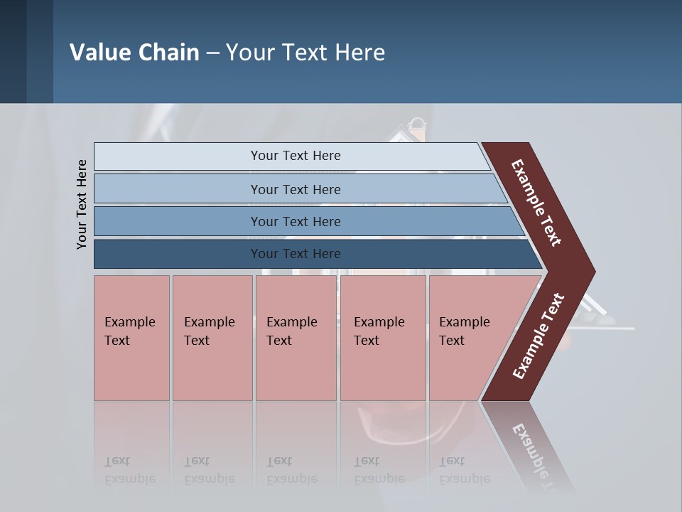 A Man In A Suit Holding A Model Of A House PowerPoint Template
