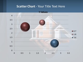 A Man In A Suit Holding A Model Of A House PowerPoint Template