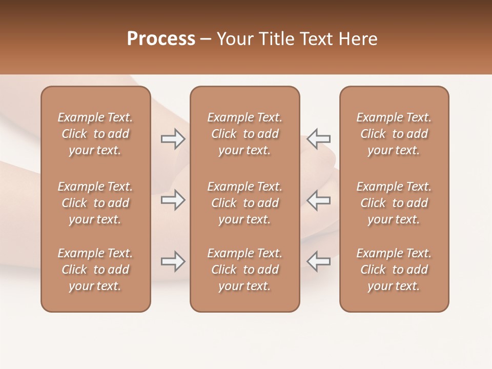 A Child's Hands Holding Another Child's Hand PowerPoint Template