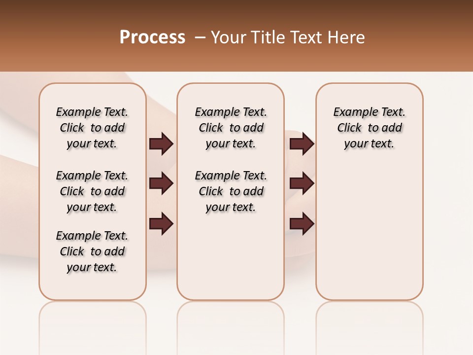 A Child's Hands Holding Another Child's Hand PowerPoint Template