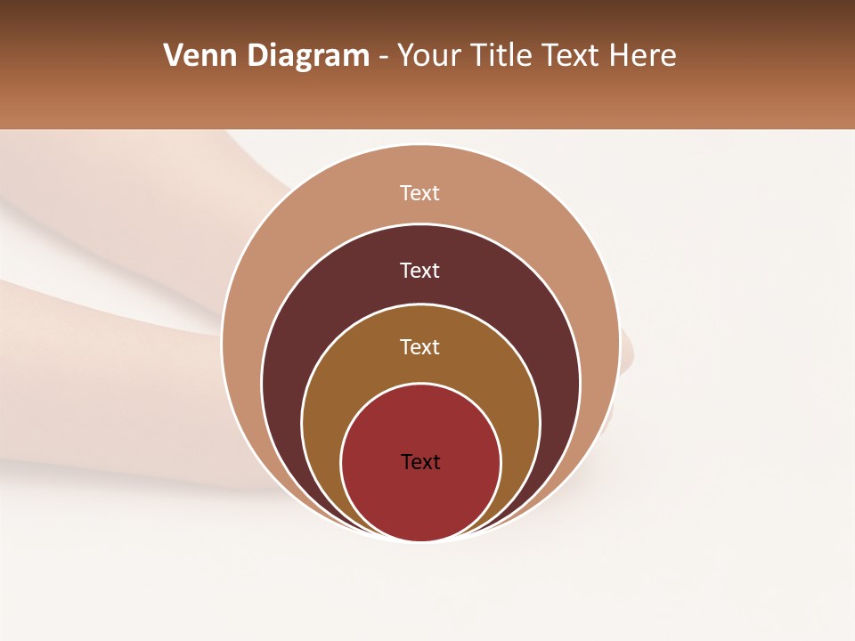 A Child's Hands Holding Another Child's Hand PowerPoint Template