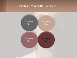 A Man In A Cap Is Looking At The Camera PowerPoint Template