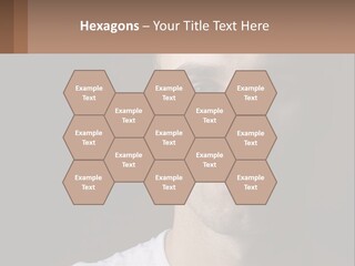 A Man In A Cap Is Looking At The Camera PowerPoint Template