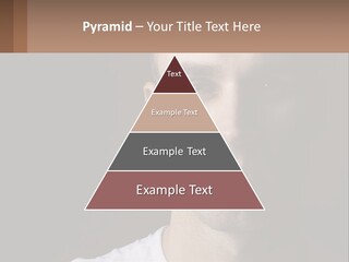 A Man In A Cap Is Looking At The Camera PowerPoint Template