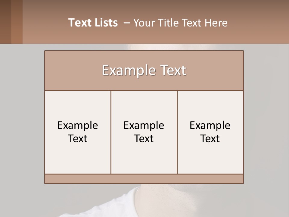 A Man In A Cap Is Looking At The Camera PowerPoint Template
