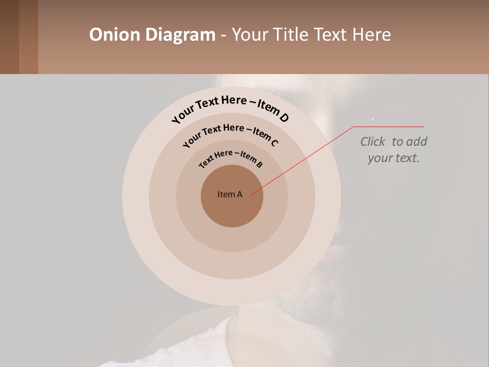 A Man In A Cap Is Looking At The Camera PowerPoint Template