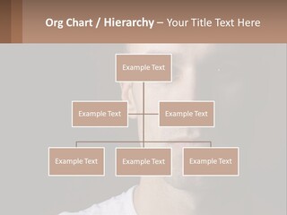 A Man In A Cap Is Looking At The Camera PowerPoint Template