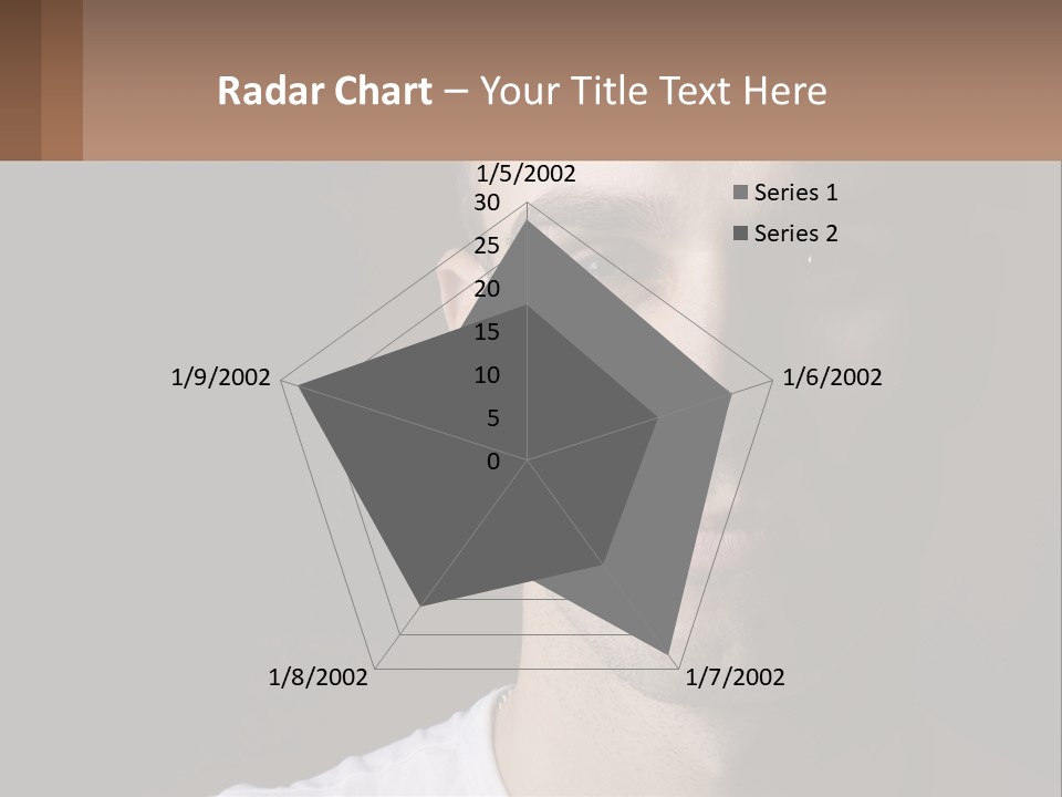A Man In A Cap Is Looking At The Camera PowerPoint Template