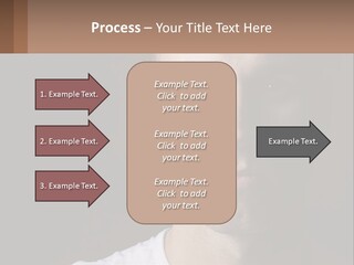 A Man In A Cap Is Looking At The Camera PowerPoint Template