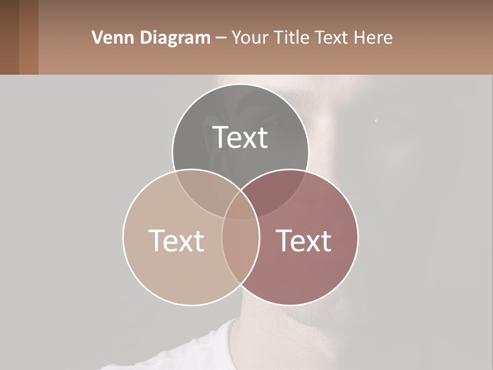 A Man In A Cap Is Looking At The Camera PowerPoint Template