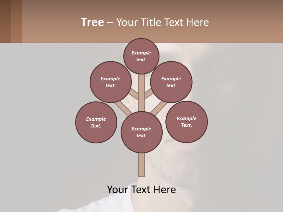 A Man In A Cap Is Looking At The Camera PowerPoint Template