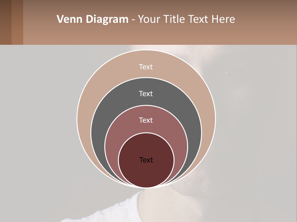 A Man In A Cap Is Looking At The Camera PowerPoint Template