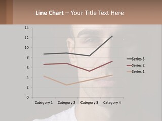 A Man In A Cap Is Looking At The Camera PowerPoint Template
