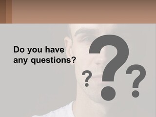 A Man In A Cap Is Looking At The Camera PowerPoint Template