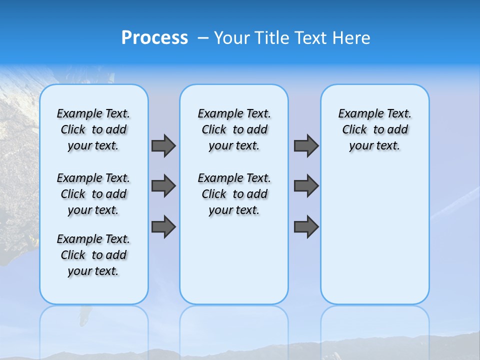 A Man Climbing Up The Side Of A Mountain PowerPoint Template