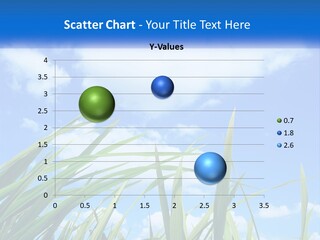 A Powerpoint Presentation With A Blue Sky In The Background PowerPoint Template