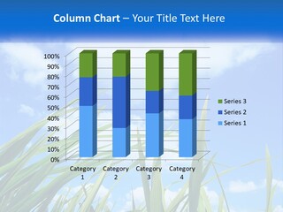 A Powerpoint Presentation With A Blue Sky In The Background PowerPoint Template