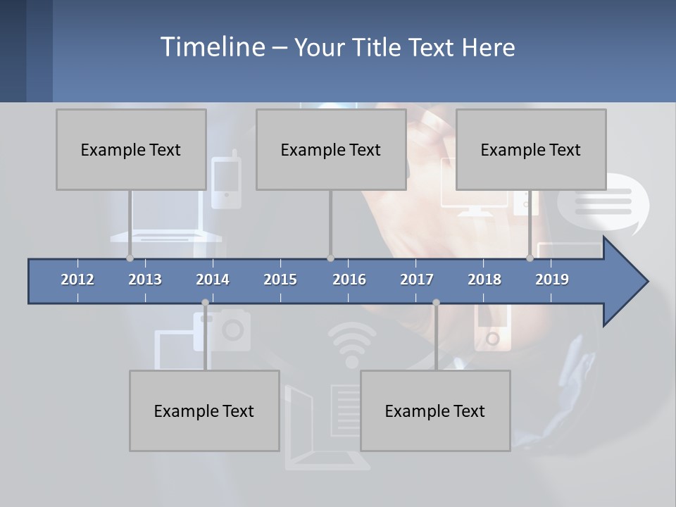 A Person Pressing A Button On A Touch Screen PowerPoint Template