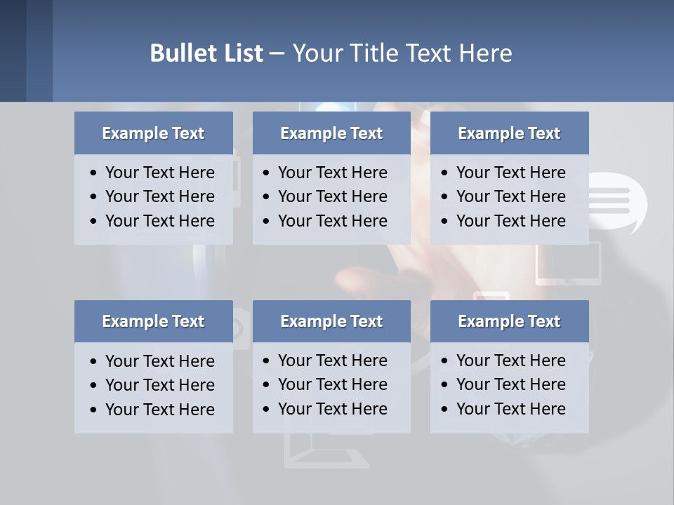 A Person Pressing A Button On A Touch Screen PowerPoint Template