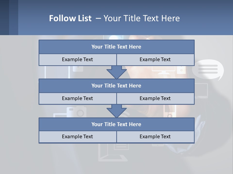 A Person Pressing A Button On A Touch Screen PowerPoint Template