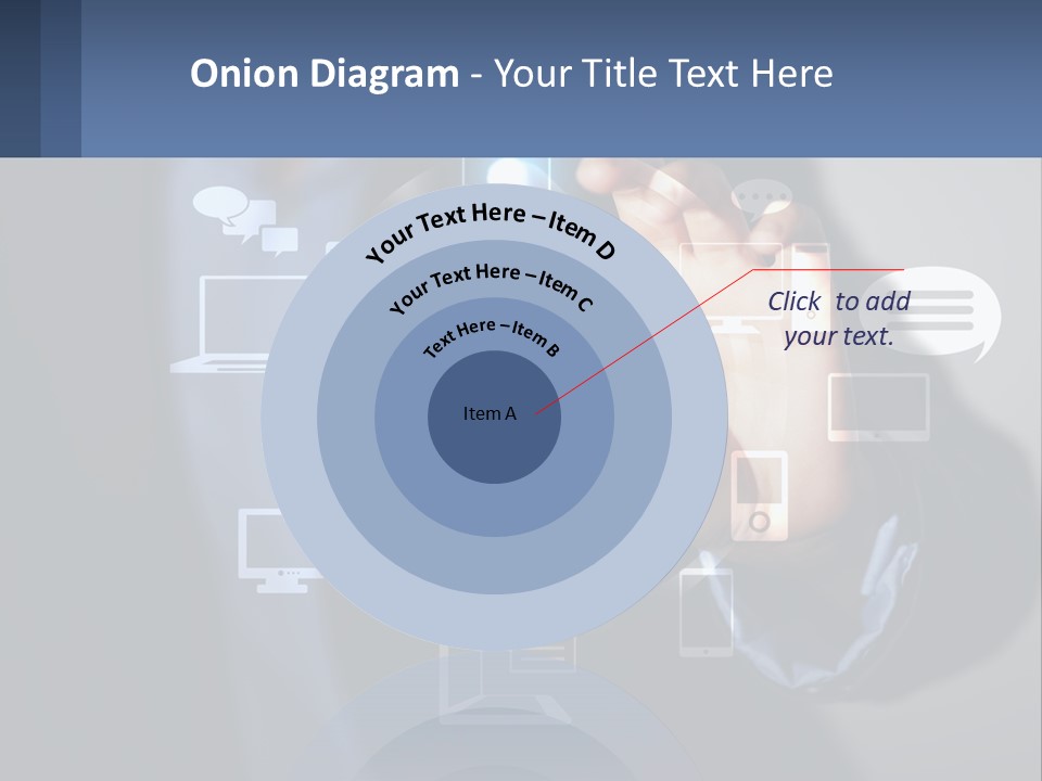 A Person Pressing A Button On A Touch Screen PowerPoint Template
