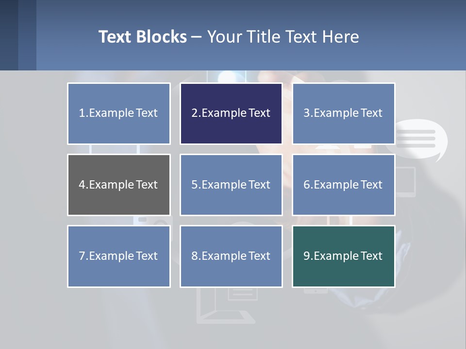 A Person Pressing A Button On A Touch Screen PowerPoint Template
