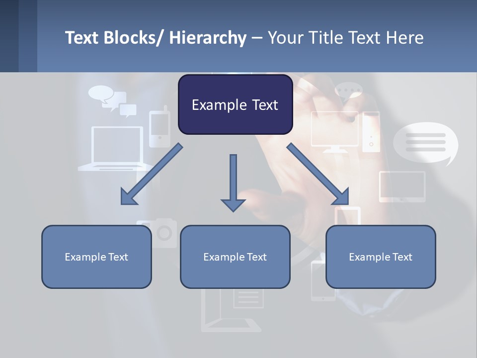 A Person Pressing A Button On A Touch Screen PowerPoint Template