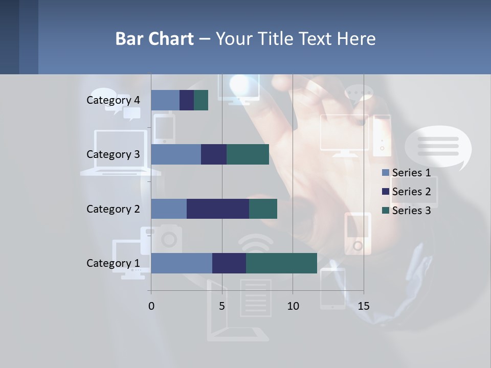 A Person Pressing A Button On A Touch Screen PowerPoint Template
