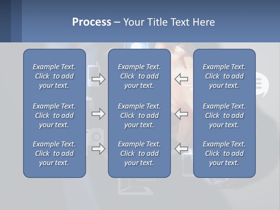 A Person Pressing A Button On A Touch Screen PowerPoint Template