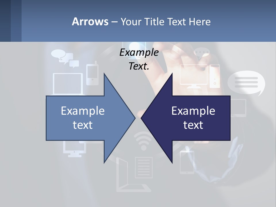 A Person Pressing A Button On A Touch Screen PowerPoint Template
